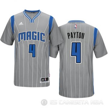 Camiseta Elfrid Payton #4 Orlando Magic Manga Cort Gray
