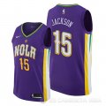 Camiseta Frank Jackson #15 New Orleans Pelicans Ciudad Violeta
