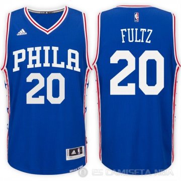 Camiseta Fultz #20 Philadelphia 76ers Azul