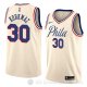 Camiseta Furkan Korkmaz #30 Philadelphia 76ers Ciudad 2018 Crema