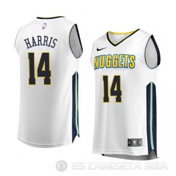 Camiseta Gary Harris #14 Denver Nuggets Association 2017-18 Blanco