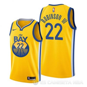 Camiseta Glenn Robinson III #22 Golden State Warriors Ciudad Amarillo