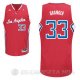 Camiseta Granger #33 Los Angeles Clippers Rojo