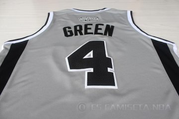 Camiseta Green #4 San Antonio Spurs Gris