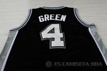 Camiseta Green #4 San Antonio Spurs Negro