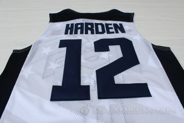 Camiseta Harden #12 USA 2012 Blanco