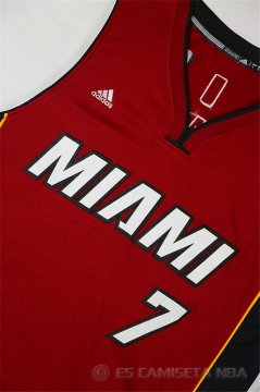 Camiseta Dragic #7 Miami Heat Rojo