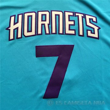 Camiseta Retro Lin #7 Charlotte Hornets Verde