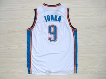 Camiseta Ibaka #9 Oklahoma City Thunder Blanco