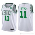 Camiseta Irving #11 Boston Celtics Autentico Nino 2017-18 Blanco