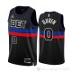 Camiseta Jalen Duren #0 Detroit Pistons Statement 2022-23 Negro