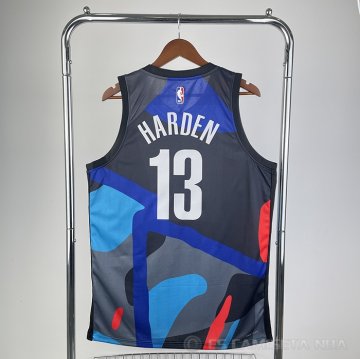 Camiseta James Harden #13 Brooklyn Nets Ciudad 2023-24 Negro