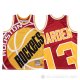 Camiseta James Harden #13 Houston Rockets Mitchell & Ness Big Face Rojo
