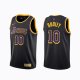 Camiseta Jared Dudley NO 10 Los Angeles Lakers Earned 2020-21 Negro