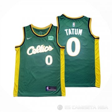 Camiseta Jayson Tatum #0 Boston Celtics 2022-23 Verde