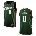 Camiseta Jayson Tatum #0 Boston Celtics Ciudad 2022-23 Verde