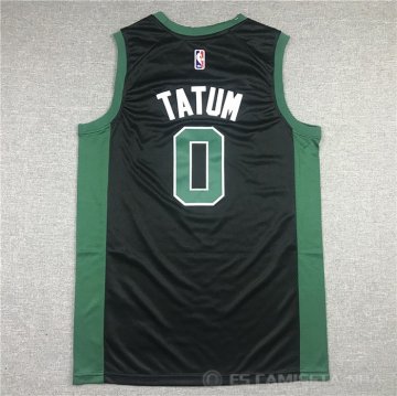 Camiseta Jayson Tatum NO 0 Boston Celtics Statement 2021-22 Negro