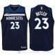 Camiseta Jimmy Butler #23 Minnesota Timberwolves Nino 2017-18 Azul