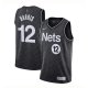 Camiseta Joe Harris NO 12 Brooklyn Nets Earned 2020-21 Negro