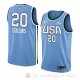 Camiseta John Collins #20 2019 Rising Star World Azul