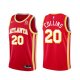 Camiseta John Collins NO 20 Atlanta Hawks Icon 2020-21 Rojo