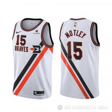 Camiseta Johnathan Motley #15 Los Angeles Clippers Classic Edition 2019-20 Blanco