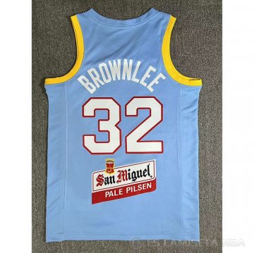 Camiseta Justin Brownlee #32 Filipino Juegos Olimpicos 2024 Azul