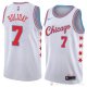 Camiseta Justin Holiday #7 Chicago Bulls Ciudad 2018 Blanco