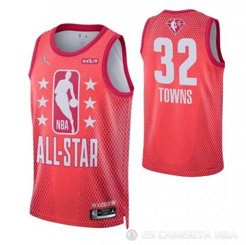 Camiseta Karl-Anthony Towns #32 All Star 2022 Minnesota Timberwolves Granate