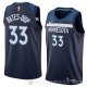 Camiseta Keita Bates-Diop #33 Minnesota Timberwolves Icon 2018 Azul