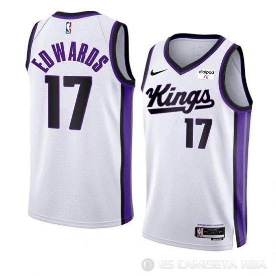 Camiseta Kessler Edwards #17 Sacramento Kings Association 2023-24 Blanco - Haga un click en la imagen para cerrar