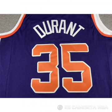 Camiseta Kevin Durant #35 Phoenix Suns Icon Violeta