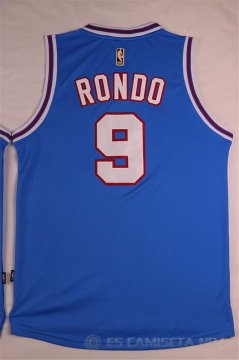 Camiseta Rondo 15-16 #9 Sacramento Kings Azul