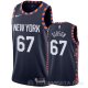 Camiseta Knicks Taj Gibson #67 New York Knicks Ciudad 2019 Azul