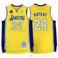 Camiseta Kobe Bryant #24 Los Angeles Lakers 2009-10 Finals Amarillo