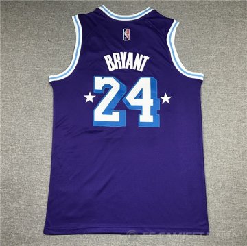 Camiseta Kobe Bryant NO 24 Los Angeles Lakers Ciudad Edition 2021-22 Violeta