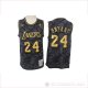 Camiseta Kobe Bryant #24 Los Angeles Lakers Hardwood Classics Negro