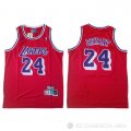 Camiseta Kobe Bryant #24 Los Angeles Lakers Rojo6