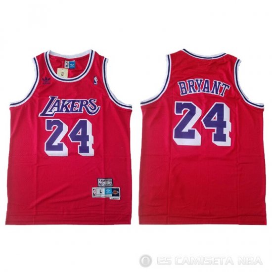 Camiseta Kobe Bryant #24 Los Angeles Lakers Rojo6 - Haga un click en la imagen para cerrar