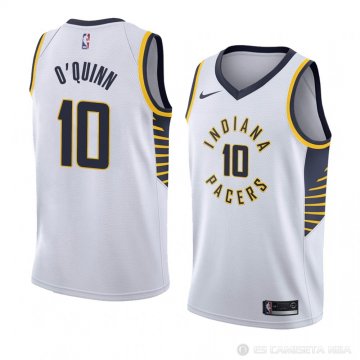 Camiseta Kyle O\'quinn #10 Indiana Pacers Association 2018 Blanco
