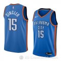 Camiseta Kyle Singler #15 Oklahoma City Thunder Icon 2018 Azul