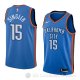 Camiseta Kyle Singler #15 Oklahoma City Thunder Icon 2018 Azul