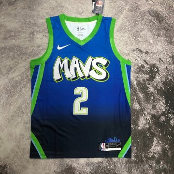 Camiseta Kyrie Irving #2 Dallas Mavericks Ciudad Azul