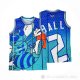 Camiseta LaMelo Ball #2 Charlotte Hornets Mitchell & Ness Big Face Verde