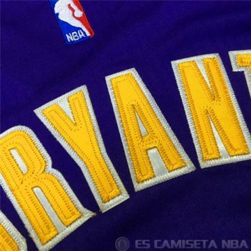 Camiseta Lakers Bryant Autentico #24 Purpura