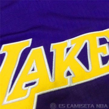 Camiseta Lakers Bryant Autentico #24 Purpura