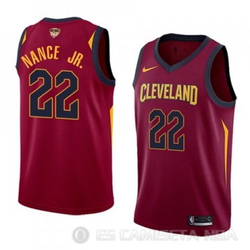 Camiseta Larry Nance Jr. #24 Cleveland Cavaliers Ciudad 2018 Gris