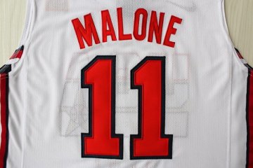 Camiseta Malone #11 USA 1992 Blanco