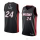 Camiseta Marcus Lee #24 Miami Heat Icon 2018 Negro