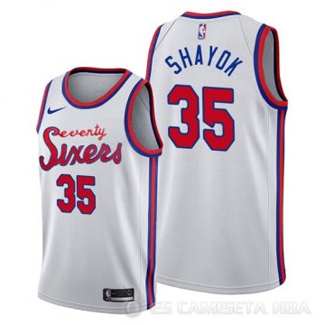Camiseta Marial Shayok #35 Philadelphia 76ers Classic 2019-20 Blanco
